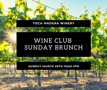 Wine Club Sunday Brunch March 26th 1