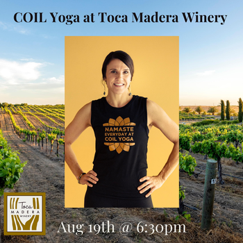 SOLD OUT - Yoga in the Vines with COIL Yoga