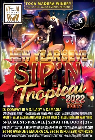 Sip n' Tropical New Years Eve!
